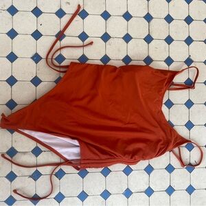 Rust Orange One-Piece Swimsuit